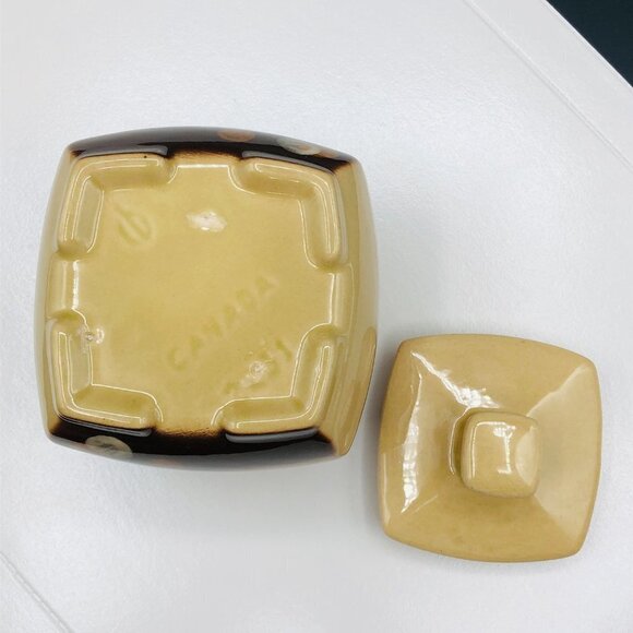 60s Beauceware Sugar Bowl Ceramique de Beauce Astral Series by Philippe Lambert - Picture 7 of 10